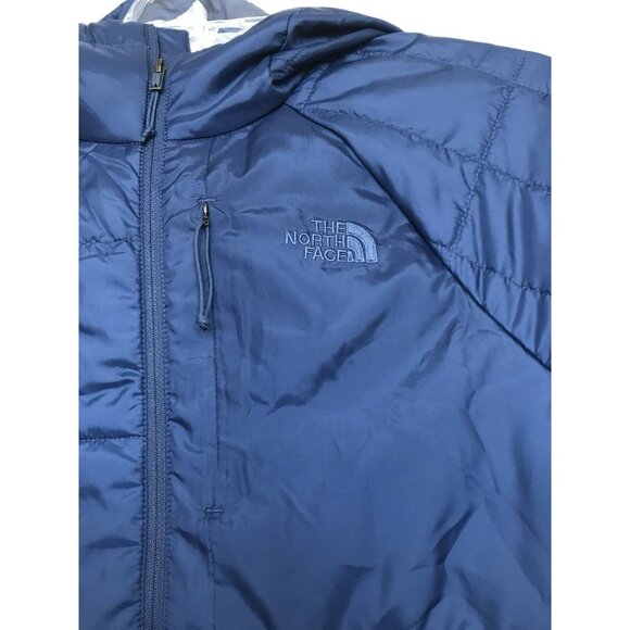 The North Face Jacket Womens Size Small Blue Circaloft Packable With Bag Hooded - Picture 2 of 16
